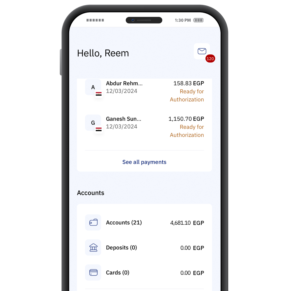 businessONLINE X Mobile App