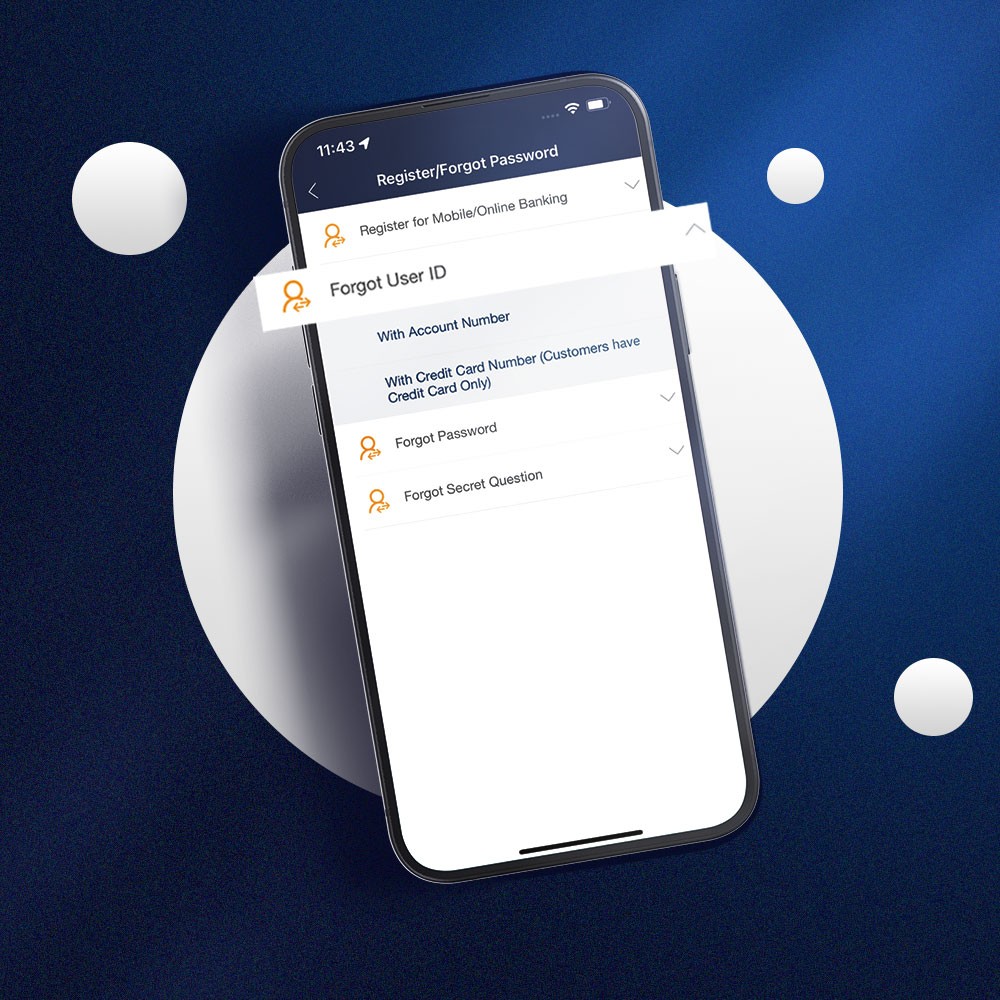 How to retrieve your User ID using the Emirates NBD Mobile Application