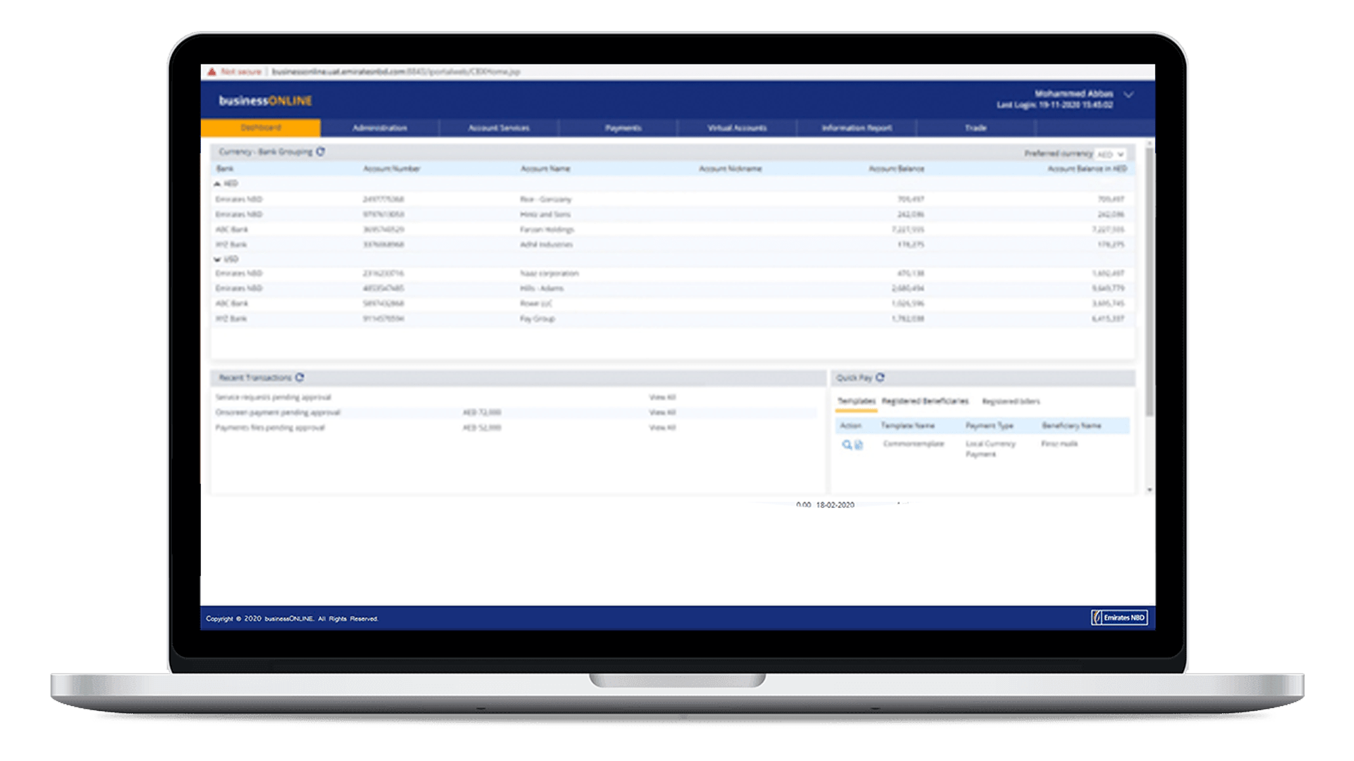 Real time information